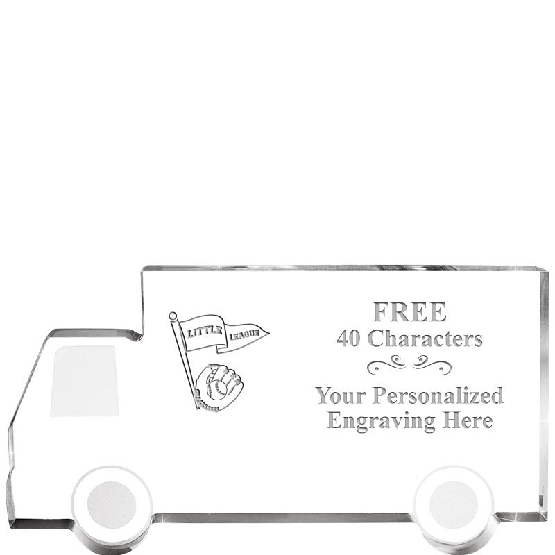 5" 4 WHEELER TRUCK ACRYLIC