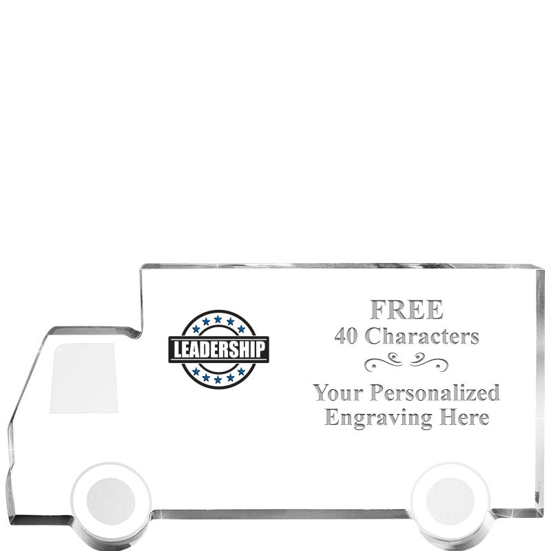 5" 4 WHEELER TRUCK ACRYLIC