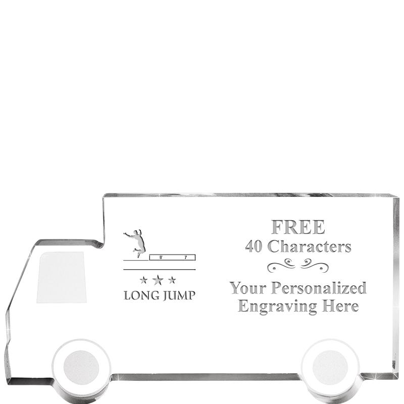 5" 4 WHEELER TRUCK ACRYLIC