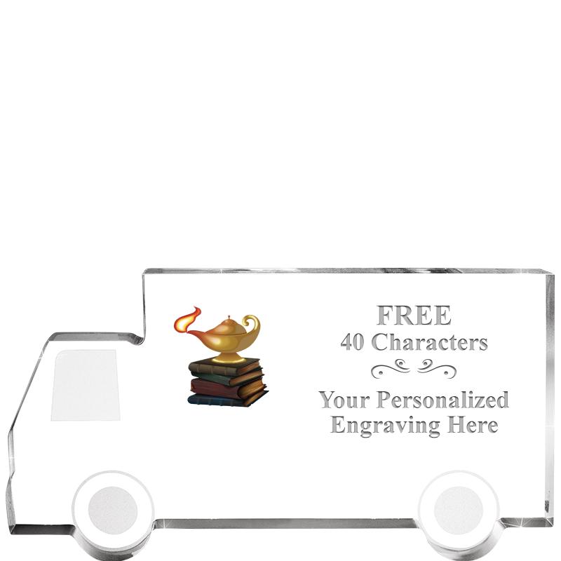 5" 4 WHEELER TRUCK ACRYLIC