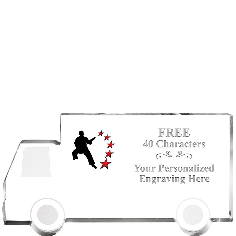 5" 4 WHEELER TRUCK ACRYLIC