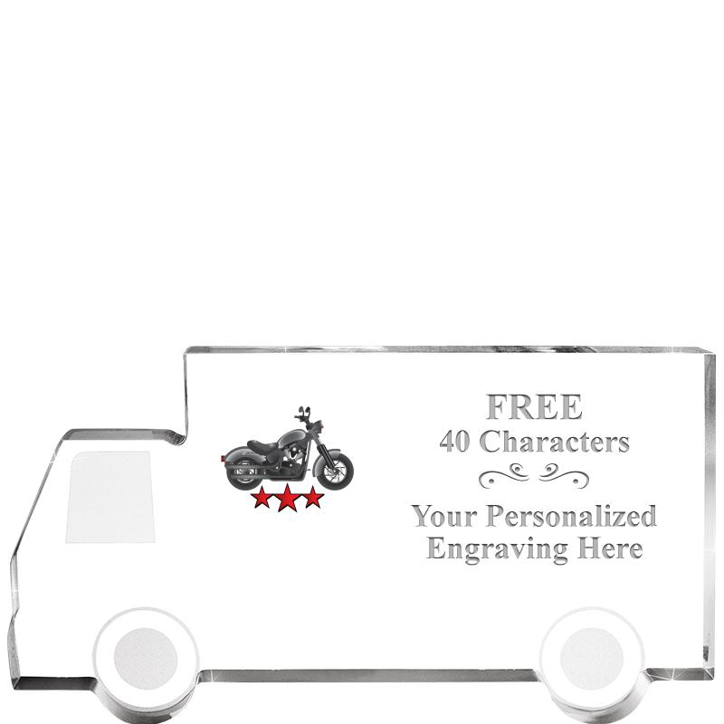 5" 4 WHEELER TRUCK ACRYLIC