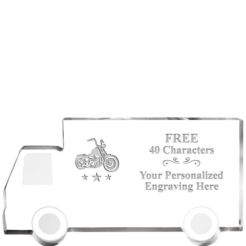 5" 4 WHEELER TRUCK ACRYLIC