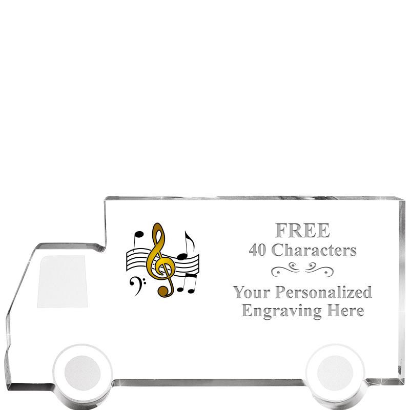 5" 4 WHEELER TRUCK ACRYLIC