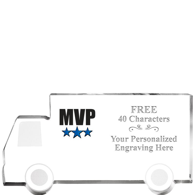 5" 4 WHEELER TRUCK ACRYLIC