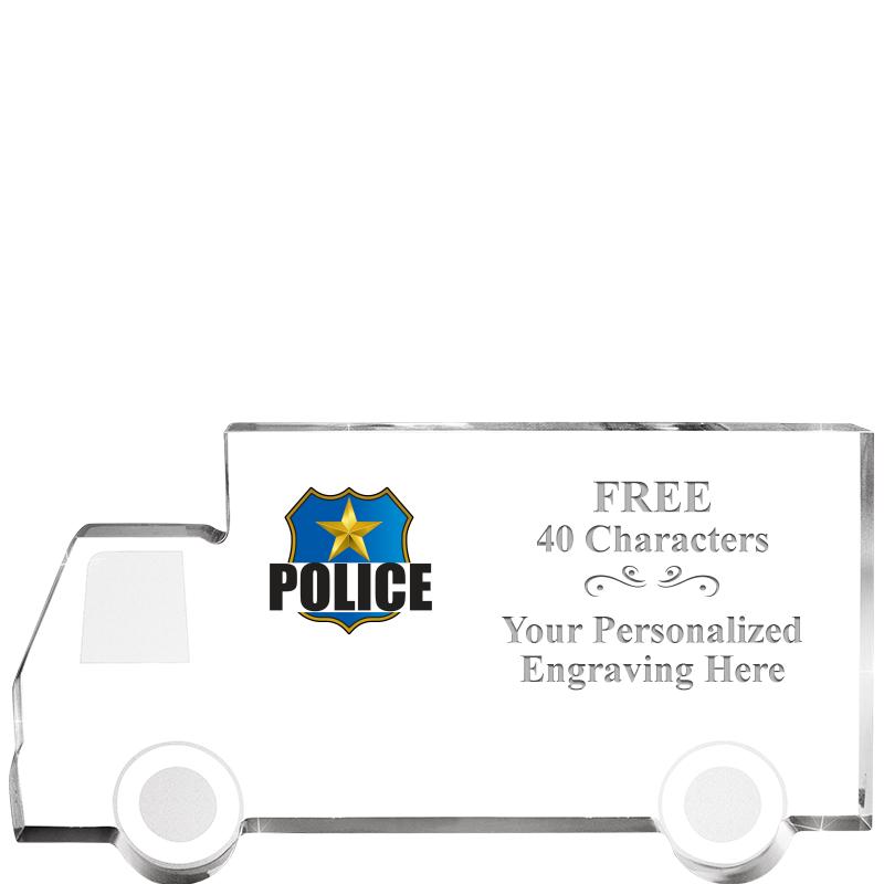 5" 4 WHEELER TRUCK ACRYLIC