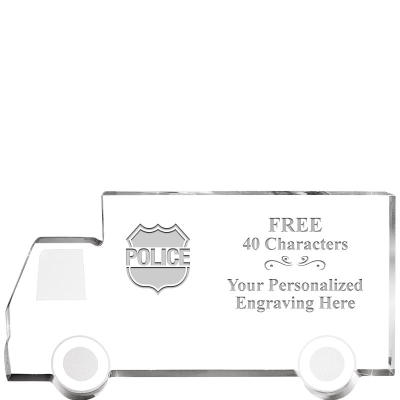 5" 4 WHEELER TRUCK ACRYLIC