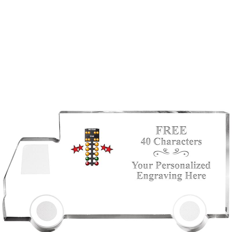 5" 4 WHEELER TRUCK ACRYLIC