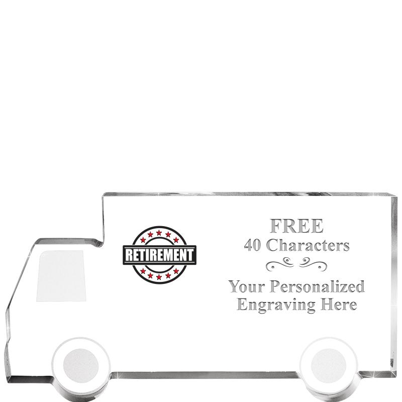 5" 4 WHEELER TRUCK ACRYLIC