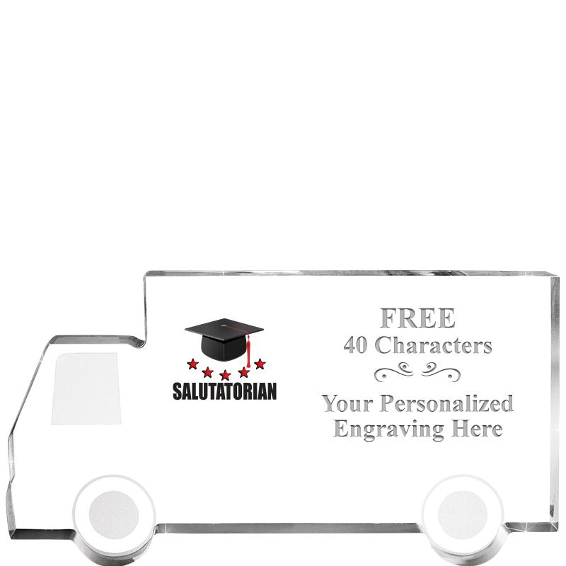 5" 4 WHEELER TRUCK ACRYLIC