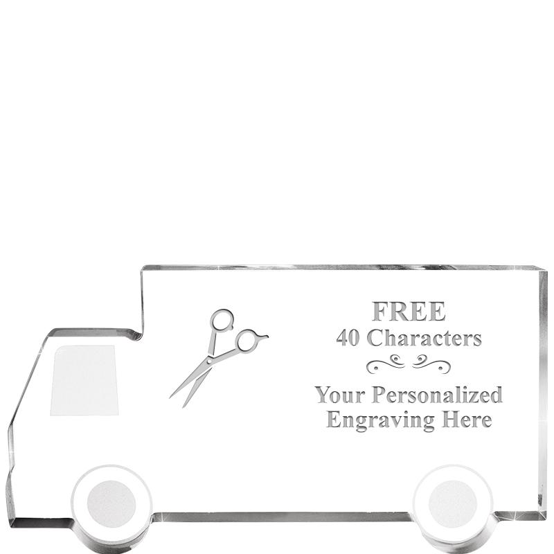 5" 4 WHEELER TRUCK ACRYLIC