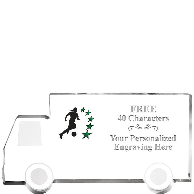 5" 4 WHEELER TRUCK ACRYLIC