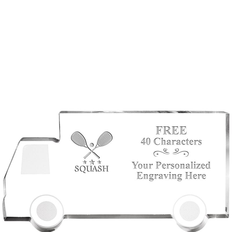 5" 4 WHEELER TRUCK ACRYLIC