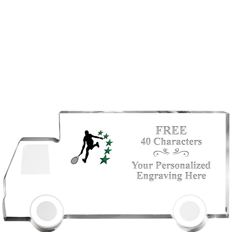 5" 4 WHEELER TRUCK ACRYLIC