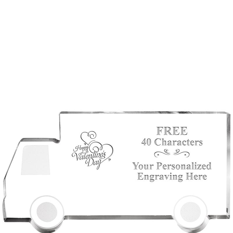 5" 4 WHEELER TRUCK ACRYLIC