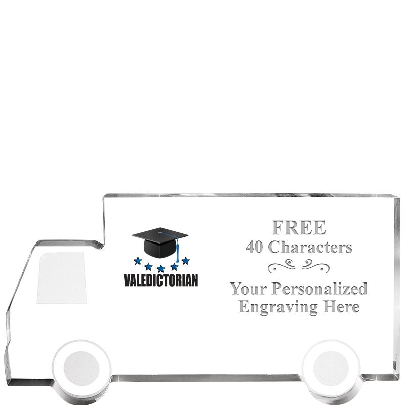 5" 4 WHEELER TRUCK ACRYLIC