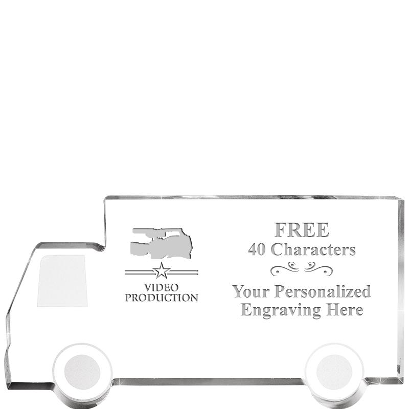 5" 4 WHEELER TRUCK ACRYLIC