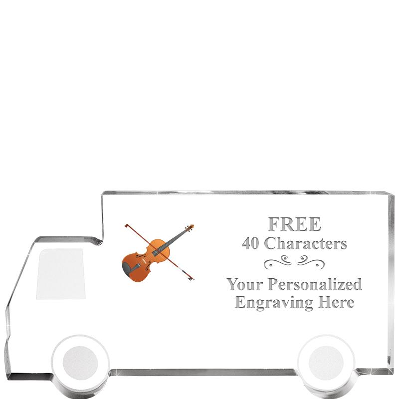 5" 4 WHEELER TRUCK ACRYLIC