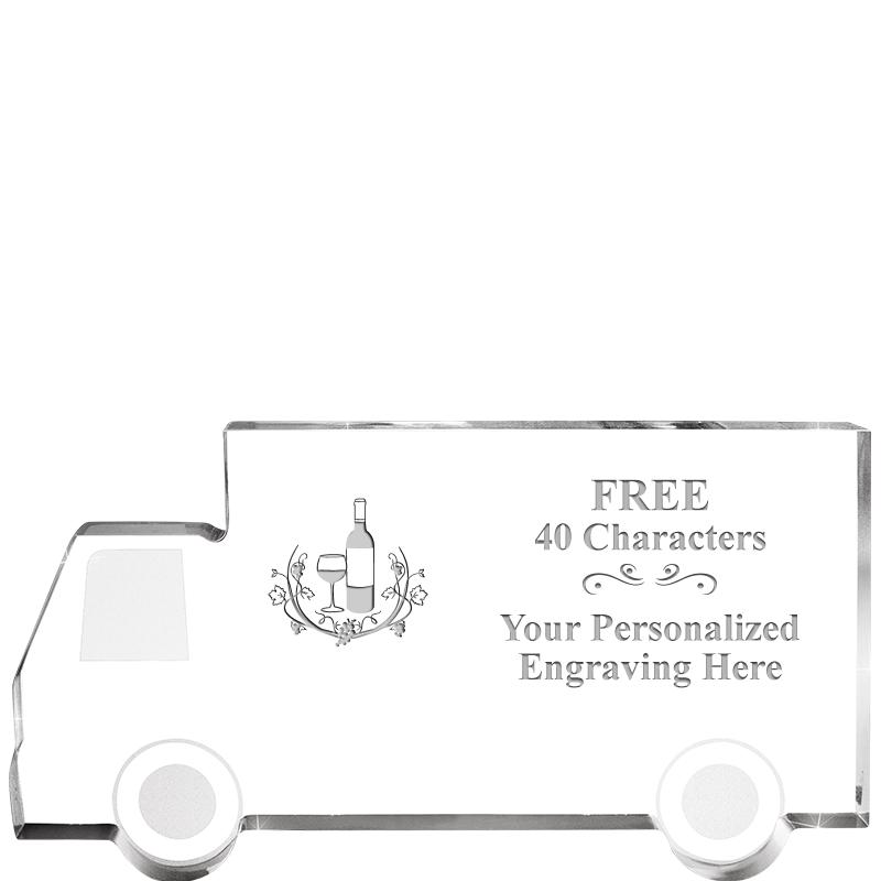 5" 4 WHEELER TRUCK ACRYLIC