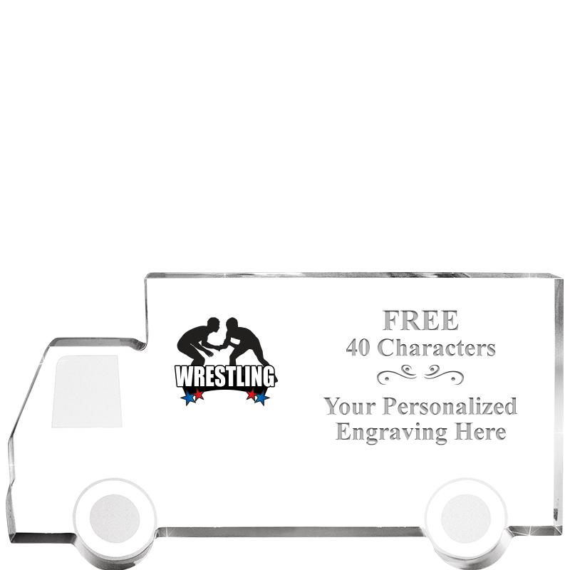 5" 4 WHEELER TRUCK ACRYLIC