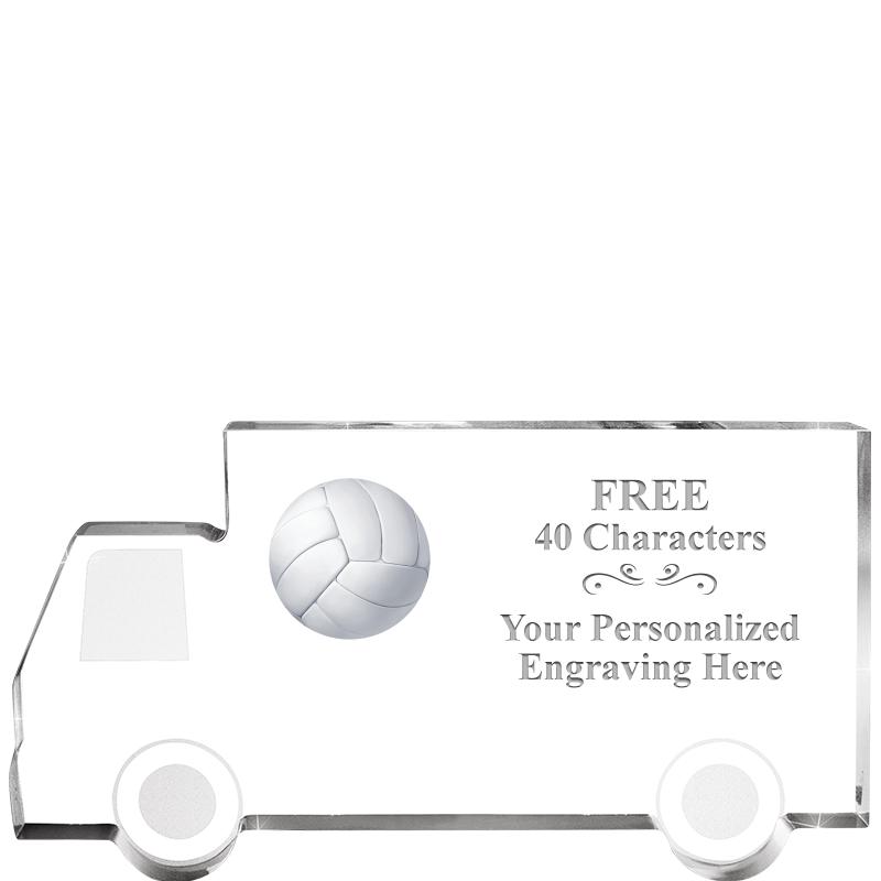 5" 4 WHEELER TRUCK ACRYLIC