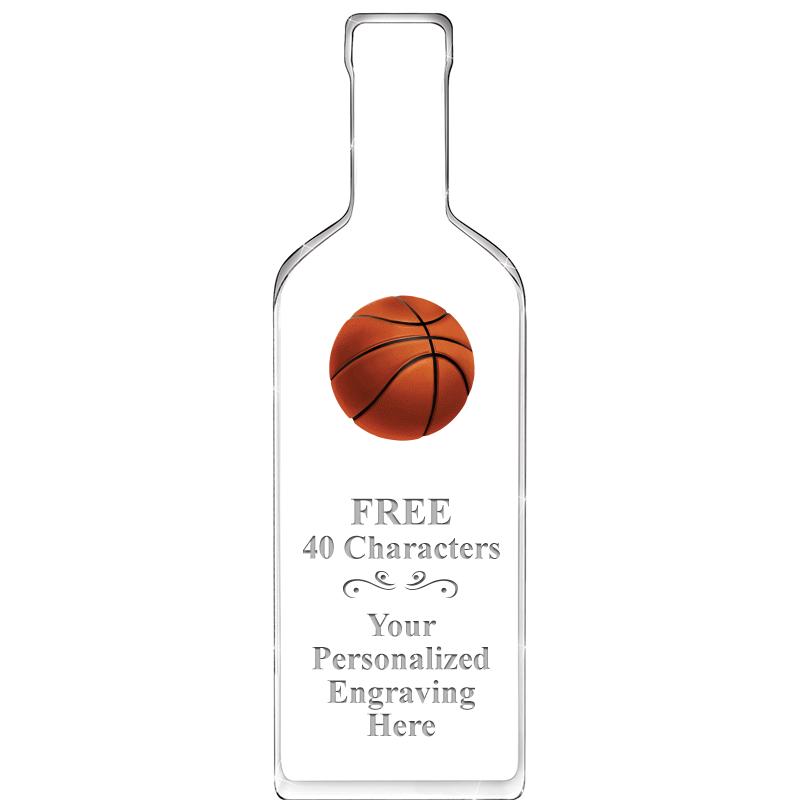 10" WINE BOTTLE ACRYLIC