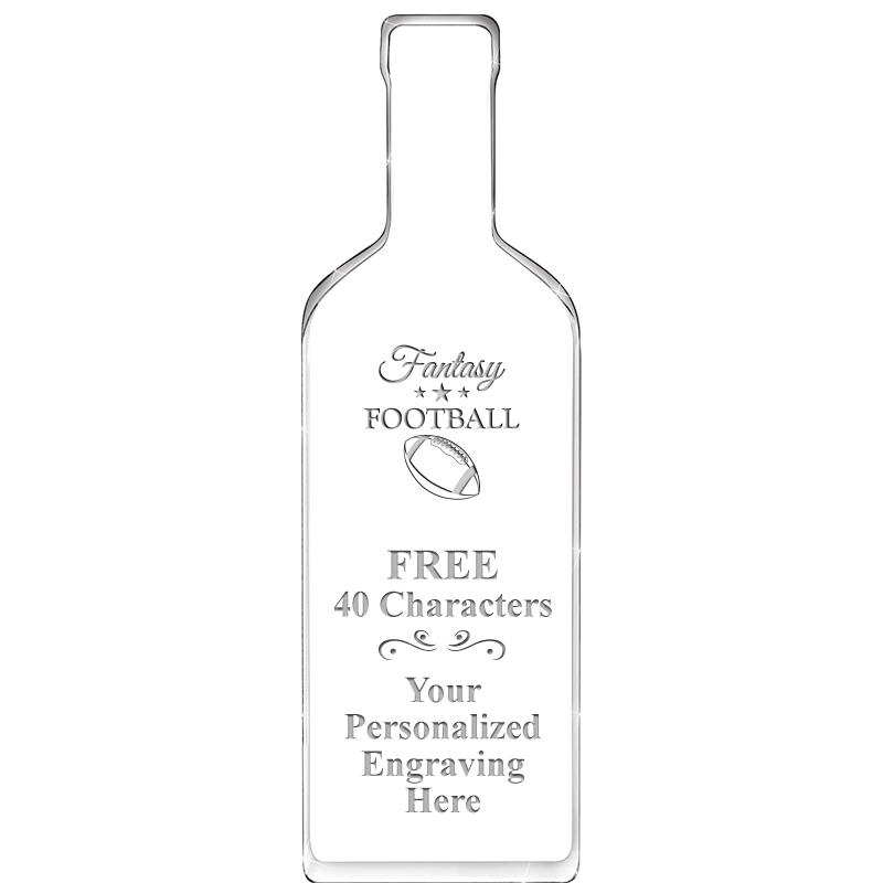 10" WINE BOTTLE ACRYLIC