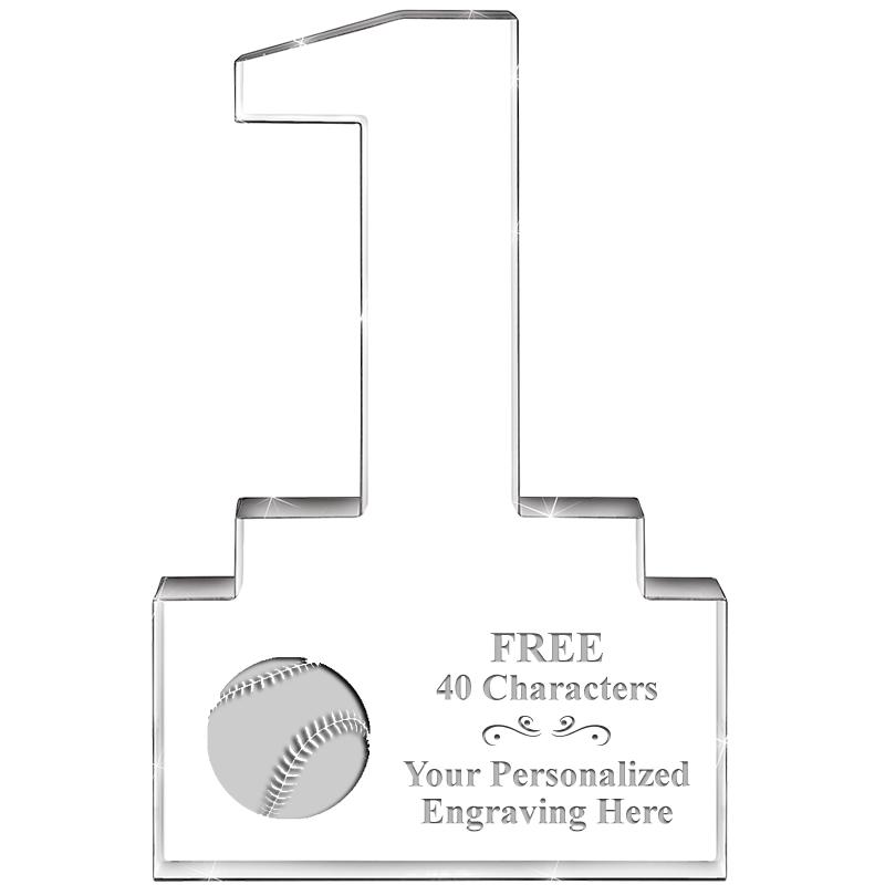 6" 1 YEAR OF SERVICE ACRYLIC