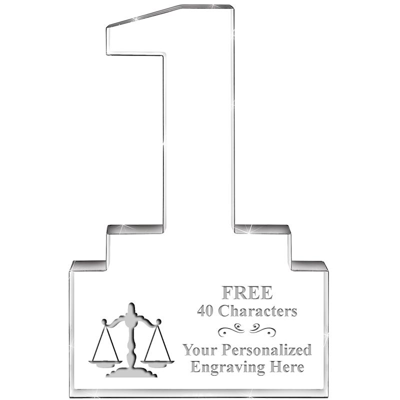 6" 1 YEAR OF SERVICE ACRYLIC