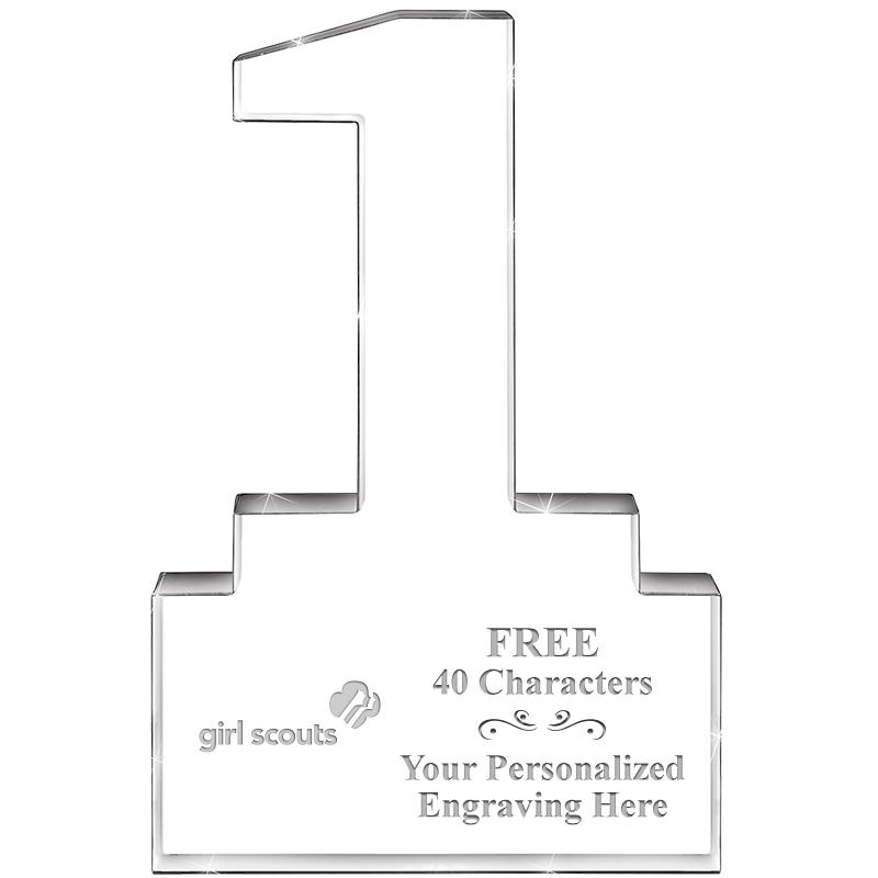 6" 1 YEAR OF SERVICE ACRYLIC