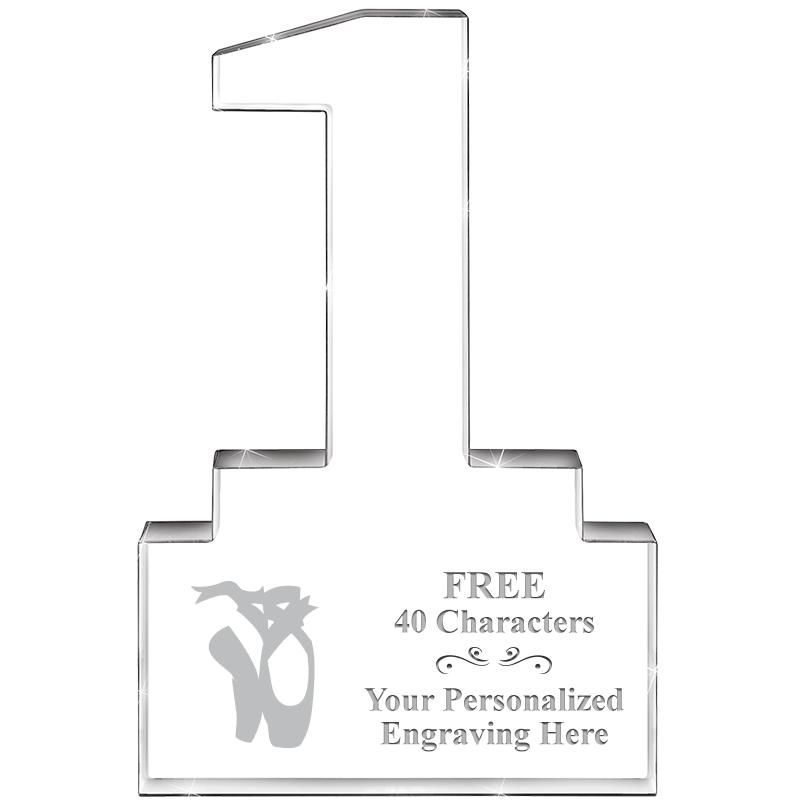 6" 1 YEAR OF SERVICE ACRYLIC