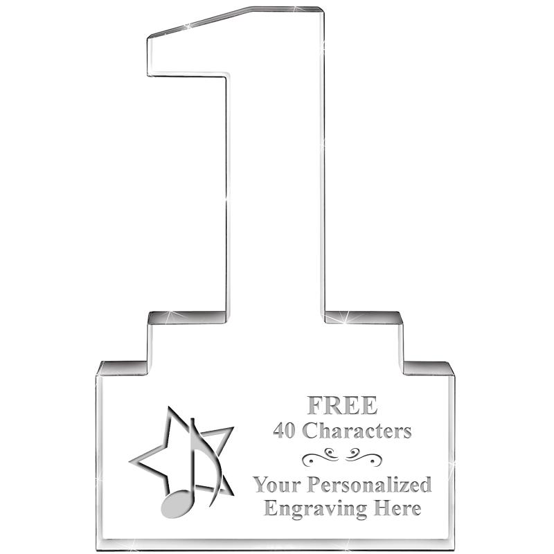 6" 1 YEAR OF SERVICE ACRYLIC