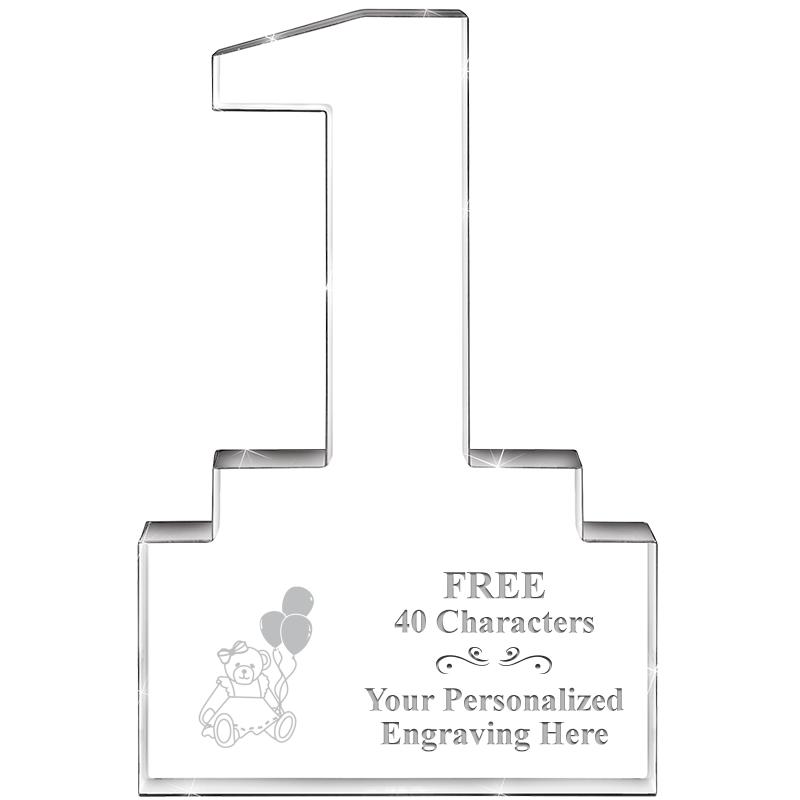 6" 1 YEAR OF SERVICE ACRYLIC