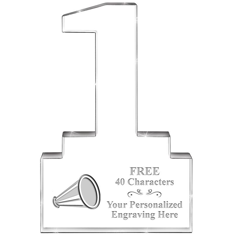 6" 1 YEAR OF SERVICE ACRYLIC