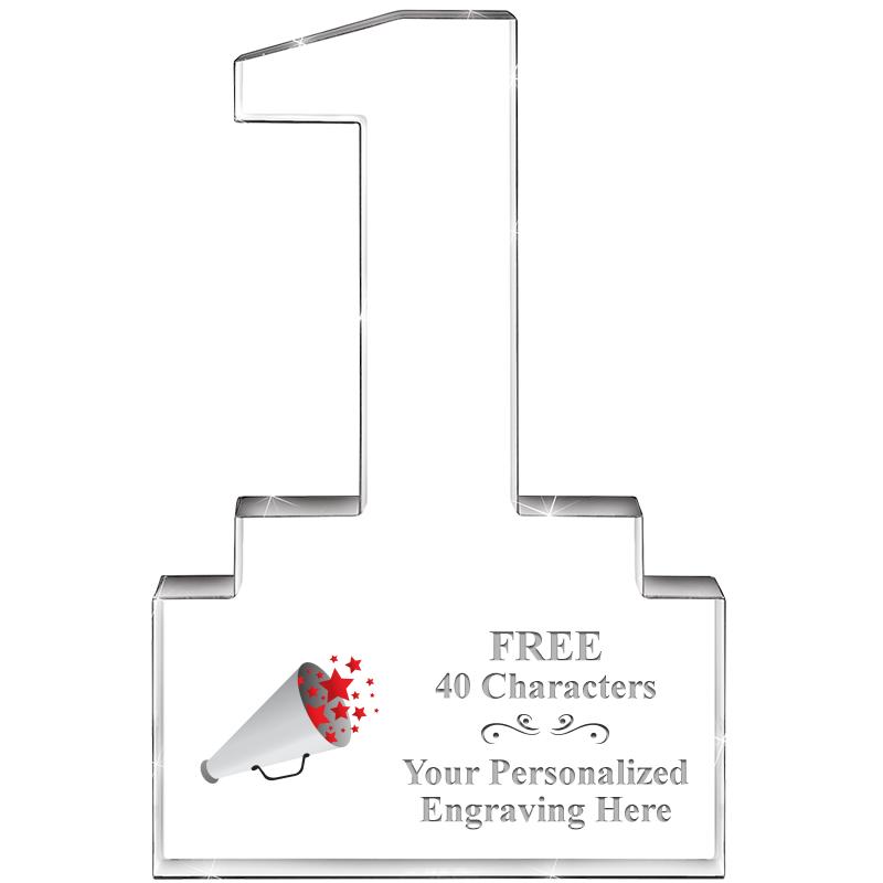 6" 1 YEAR OF SERVICE ACRYLIC