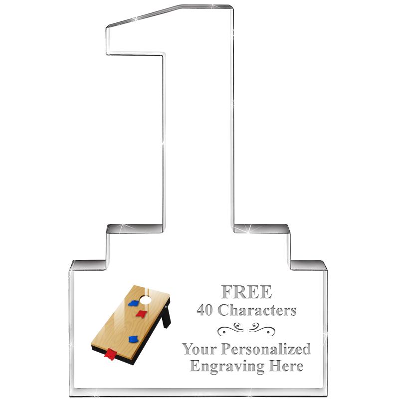 6" 1 YEAR OF SERVICE ACRYLIC