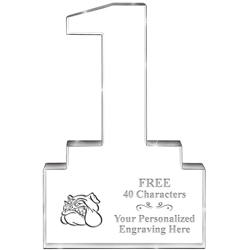 6" 1 YEAR OF SERVICE ACRYLIC