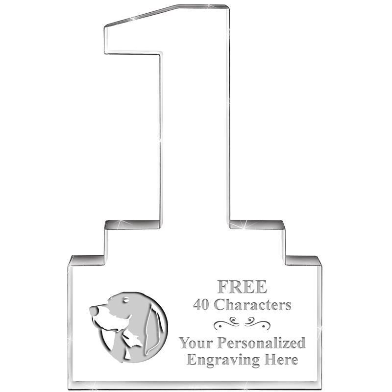 6" 1 YEAR OF SERVICE ACRYLIC