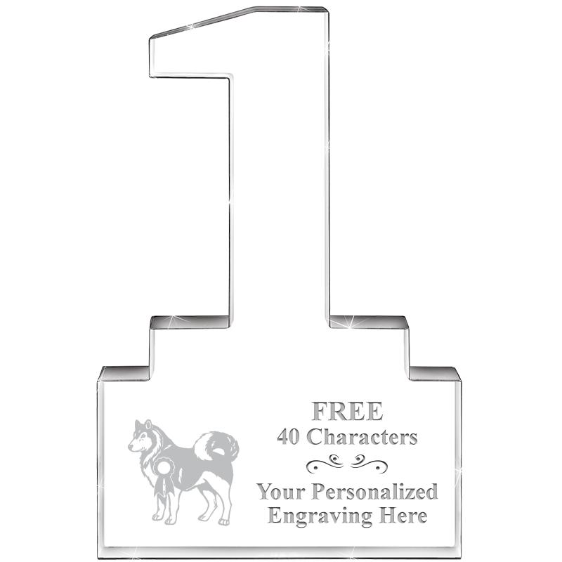 6" 1 YEAR OF SERVICE ACRYLIC