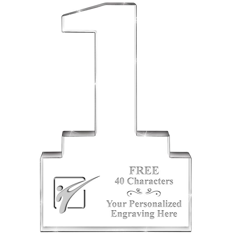 6" 1 YEAR OF SERVICE ACRYLIC