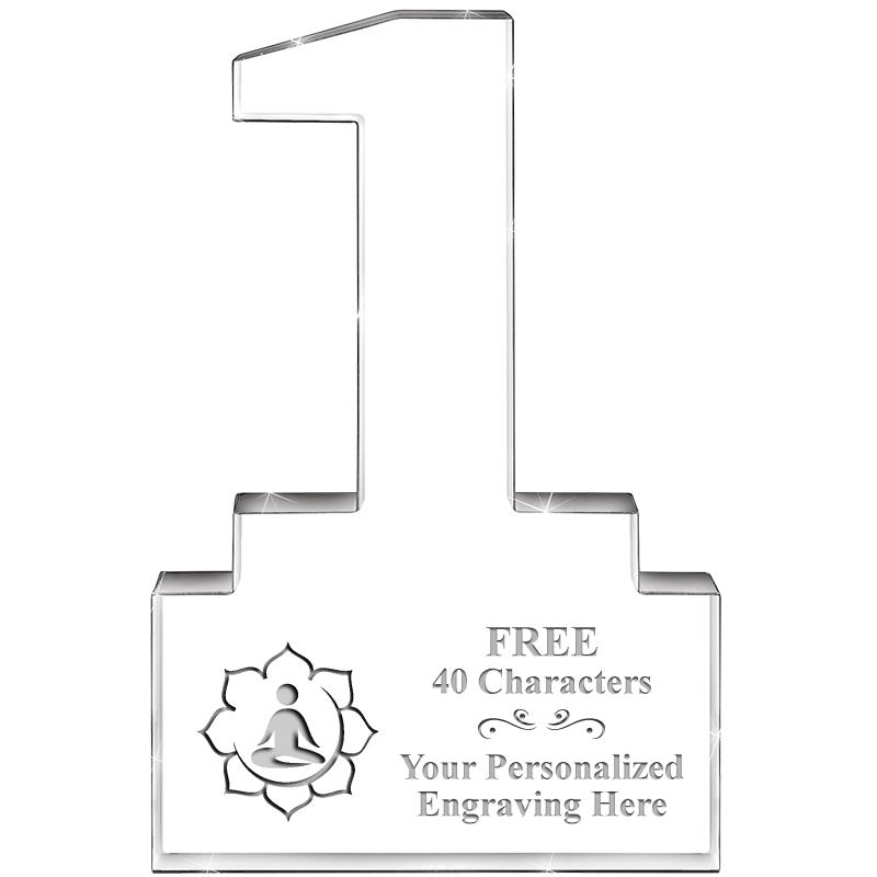 6" 1 YEAR OF SERVICE ACRYLIC