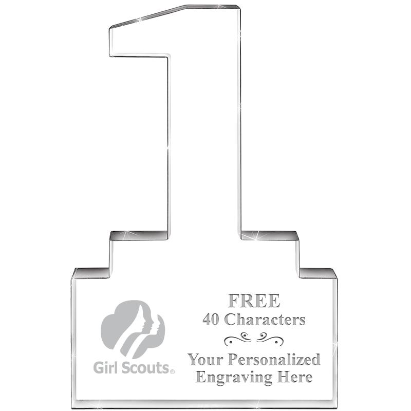 6" 1 YEAR OF SERVICE ACRYLIC