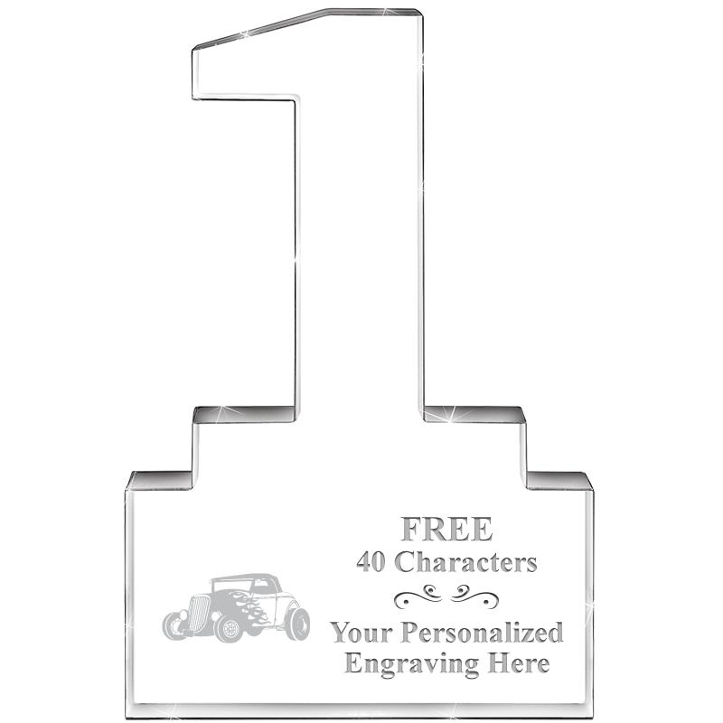 6" 1 YEAR OF SERVICE ACRYLIC