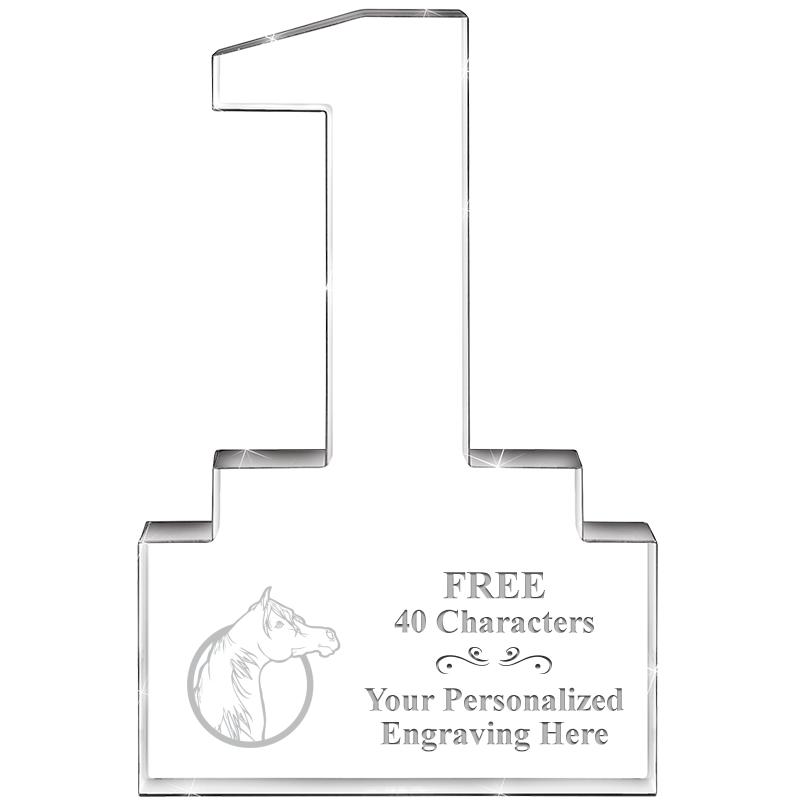 6" 1 YEAR OF SERVICE ACRYLIC