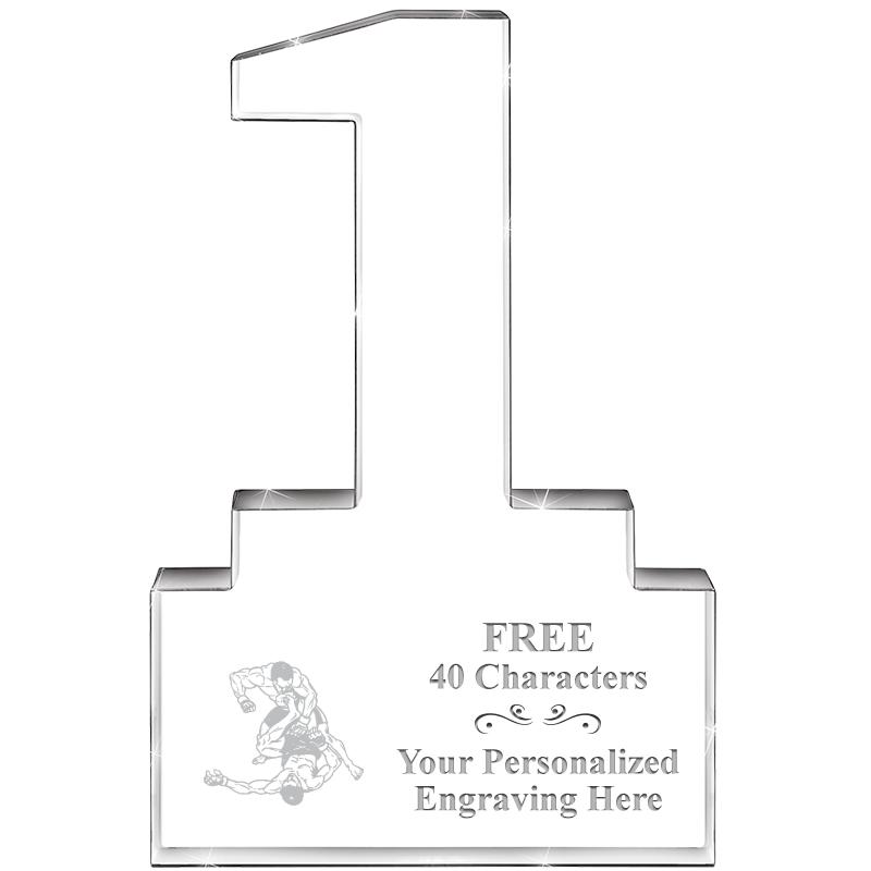 6" 1 YEAR OF SERVICE ACRYLIC