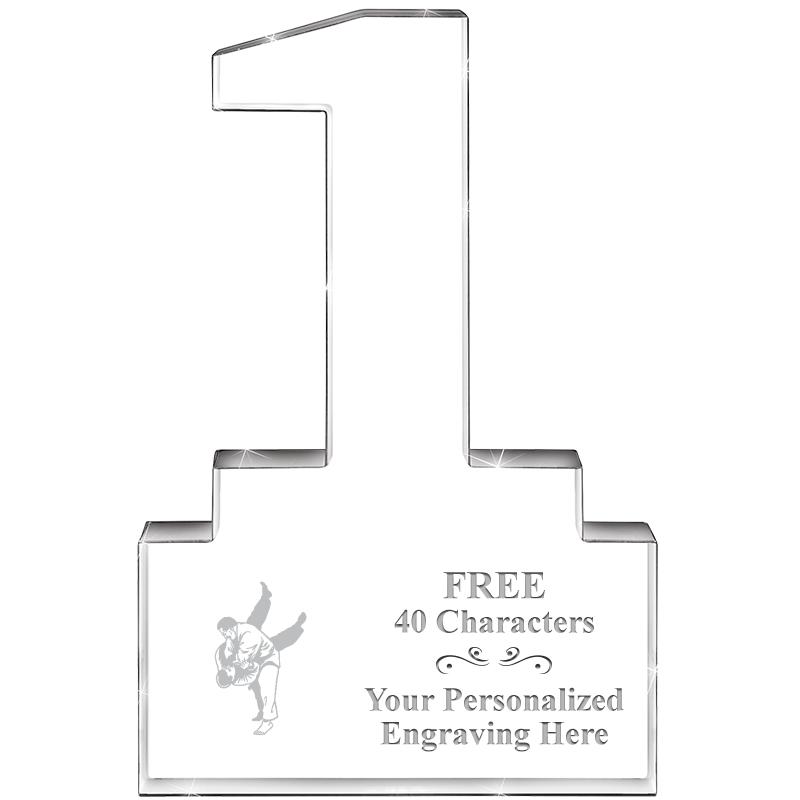 6" 1 YEAR OF SERVICE ACRYLIC