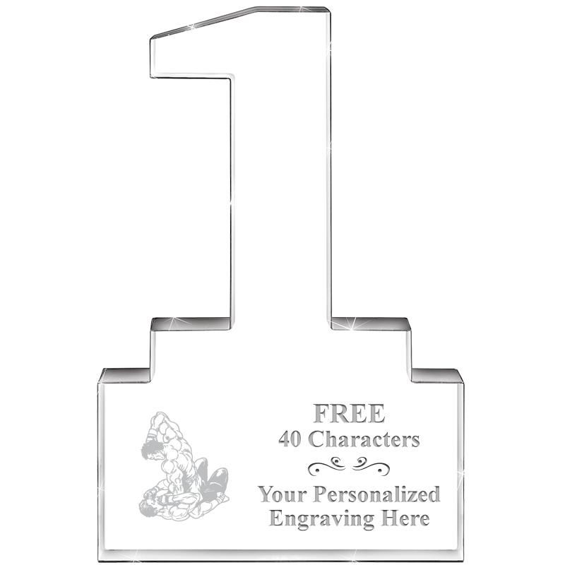 6" 1 YEAR OF SERVICE ACRYLIC