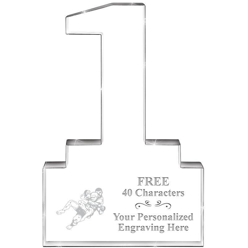 6" 1 YEAR OF SERVICE ACRYLIC