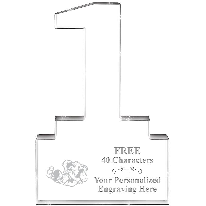 6" 1 YEAR OF SERVICE ACRYLIC