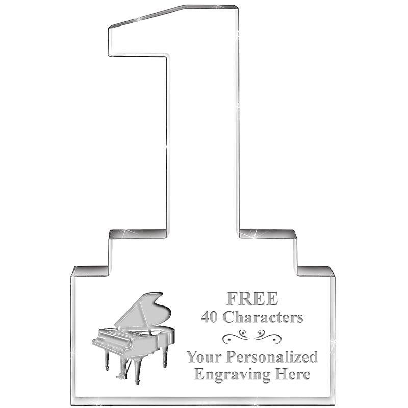 6" 1 YEAR OF SERVICE ACRYLIC